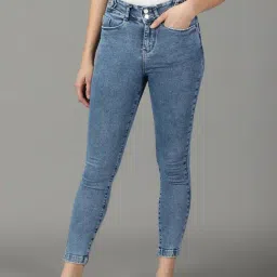 showoffff SHOWOFF Blue Slim Fit High Rise Jeans-picture-24