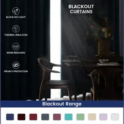 Urban Space Pink Polyester 5 ft Window Blackout Curtain image 4