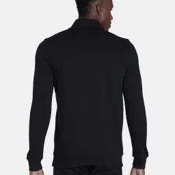 Puma Black Cotton Slim Fit Printed Jacket image 2