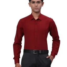 Park Avenue Maroon Slim Fit Shirt-picture-43