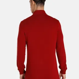 Puma Red Cotton Slim Fit Printed Jacket image 2