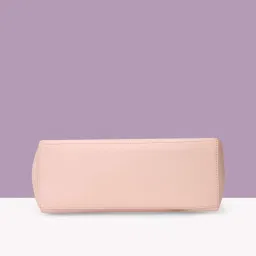 Lavie Betstitch Pink Synthetic Solid Tote Handbag image 4