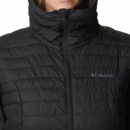 Columbia Black Logo Print Puffer Jacket image 4