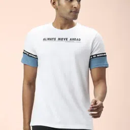 Ajile by Pantaloons White Cotton Slim Fit Printed T-Shirt-picture-18