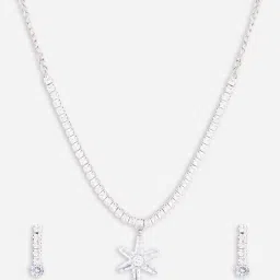 Fida Ethnic Classic White Jewellery Set image 4