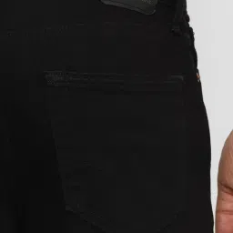 American Eagle Black Cotton Regular Fit Jeans image 4