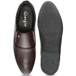 Giorgio Men's Brown Formal Slip-Ons image 4