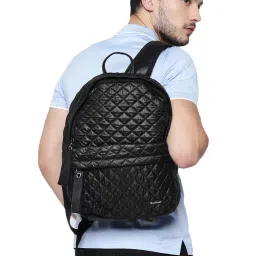 Bad Habit Black Nylon Medium Backpack image 2