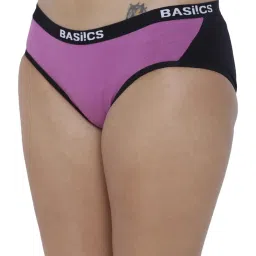 BASIICS by La Intimo Purple Hipster Panty image 3
