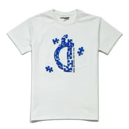 Gini & Jony Kids White & Blue Printed T-Shirt-picture-35