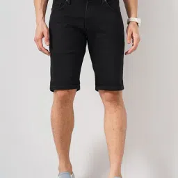 celio celio* Black Regular Fit Shorts-picture-33