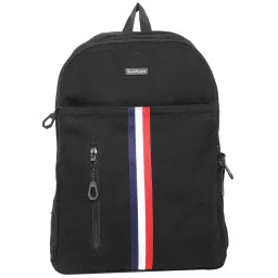 Bad Habit Black Canvas Medium Backpack image 1