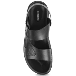J. Fontini by Mochi Men's Black Sling Back Sandals image 3