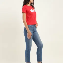 levi's Women's 710 Blue Skinny Fit High Rise Jeans image 2