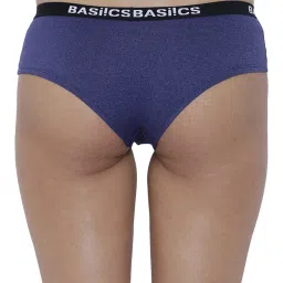 BASIICS by La Intimo Blue Bikini Panty image 2
