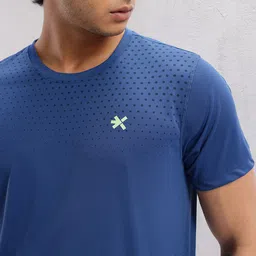 HRX by Hrithik Roshan Men Printed Rapid-Dry Training T-shirt image 5