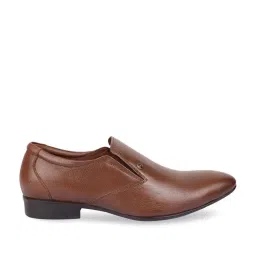 Regal Men's Brown Formal Slip-Ons image 1