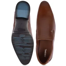 Regal Men's Brown Formal Slip-Ons image 3