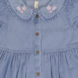 Pantaloons Baby Infant Girls Clear Sky Dress image 3