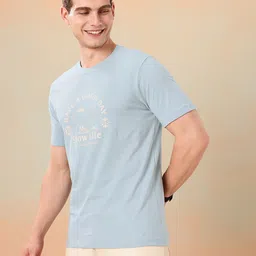 Mast & Harbour Graphic Printed Pure Cotton T-shirt image 2