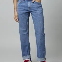 Celio Blue Cotton Regular Fit Jeans-picture-25