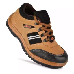 JK Steel Steel Toe Safety Shoes Low Ankle Rubber Sole Tan Size UK 10, JKPSF145TAN10-picture-13