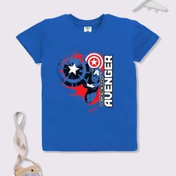 YK Disney Boys Avengers Printed Cotton T-Shirt-picture-53