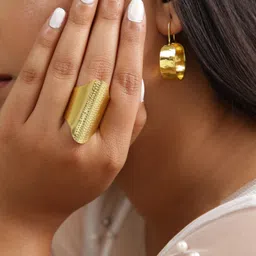 Niska Gold-Plated Finger Ring-picture-22