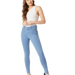 Miss Chase Blue Cotton Jeans image 4