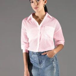 showoffff SHOWOFF Pink Cotton Stripes Shirt-picture-26