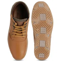 Allen cooper Men's Tan Derby Boots image 4