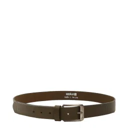 Spykar Olive Leather Waist Belt for Men image 2