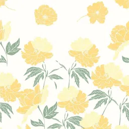 Dreamscape White & Yellow Cotton 140 TC King Bedsheet with 2 Pillow Covers image 4