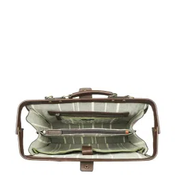 Hidesign Barcelona-02 Tan Leather Large Messenger Bag image 4