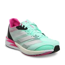 Adidas Women's ADIZERO ADIOS 7 W Green Running Shoes image 2