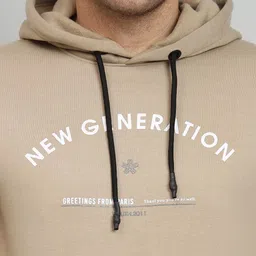 OAKWYN Men Printed Hooded Sweatshirt image 4