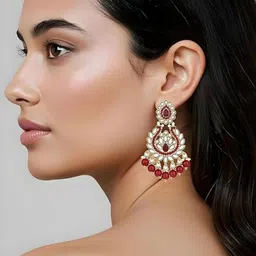 I Jewels Floral Drop Earrings-picture-31