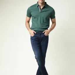 Rare Rabbit Blue Slim Fit Fit Solid Jeans image 3