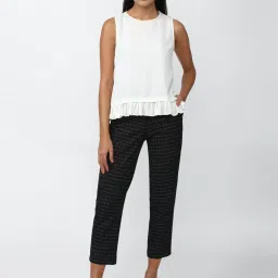 Van Heusen Black Printed Trousers image 4