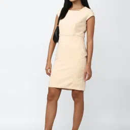 Van Heusen Beige Shift Dress image 4