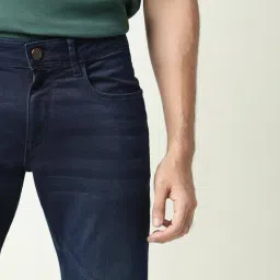 Rare Rabbit Blue Slim Fit Fit Solid Jeans image 4