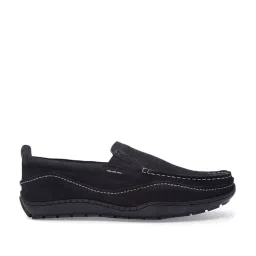 Allen Cooper Men's Black Casual Loafers image 1