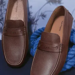 Hush Puppies by Bata Men's WESLEY Brown Loafers-picture-11