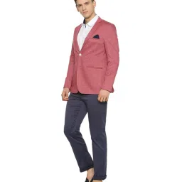 Louis Philippe Sport Red Textured Blazer image 3