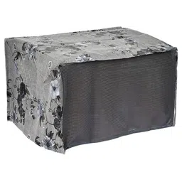 Kuber Industries White & Grey Printed Oven Cover For 23L image 3