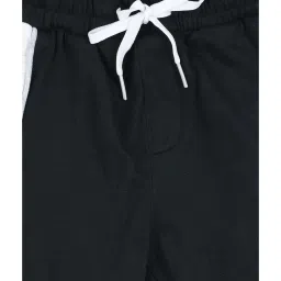 allen solly junior Allen Solly Kids Black & Grey Color Block Trackpants image 3