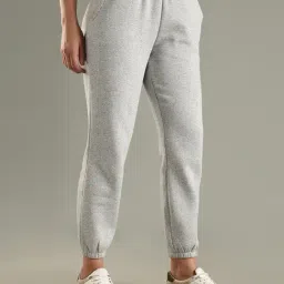 Tommy Hilfiger Grey Cotton Regular Fit Joggers image 4