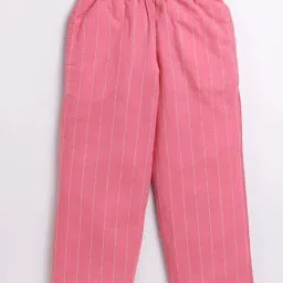 Clt.s Kids Coral Cotton Striped Top Set image 5