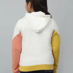 Cantabil Kids Yellow Color Block Full Sleeves Sweatshirt image 2