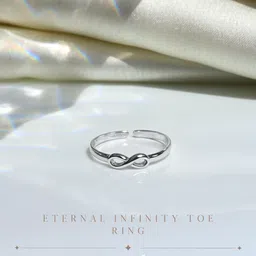 HighSpark 92.5 Sterling Silver Adjustable Toe Ring image 3